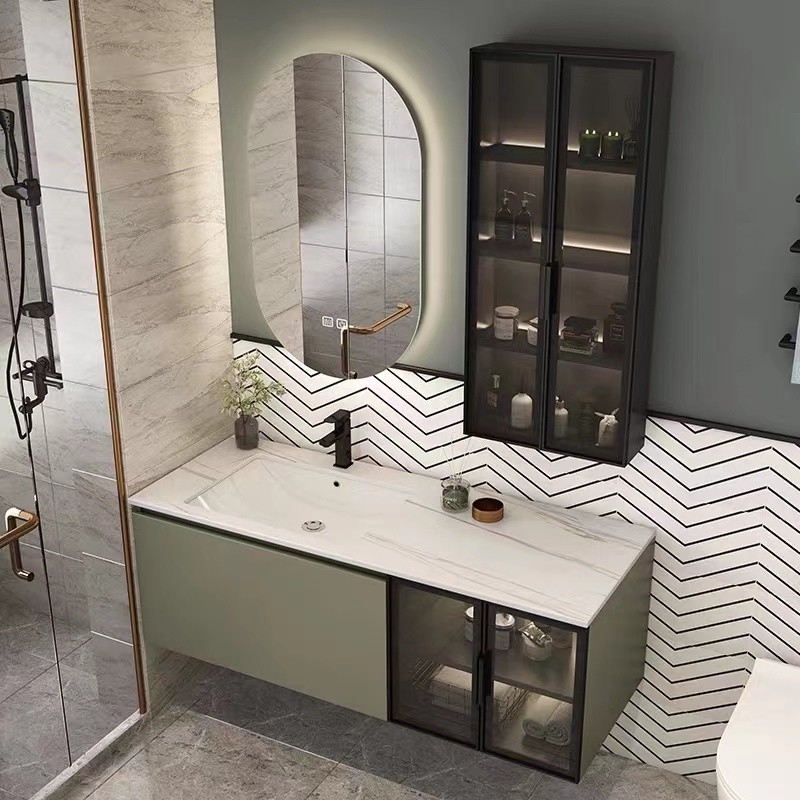 Верхние блоки тщеты Bathroom Каррары изогнули белый неподдельный мраморный цвет