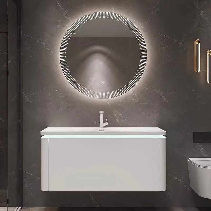 Шкафа зеркала тщеты Bathroom роскошного отеля тип смертной казни через повешение стены раковины современного одиночный