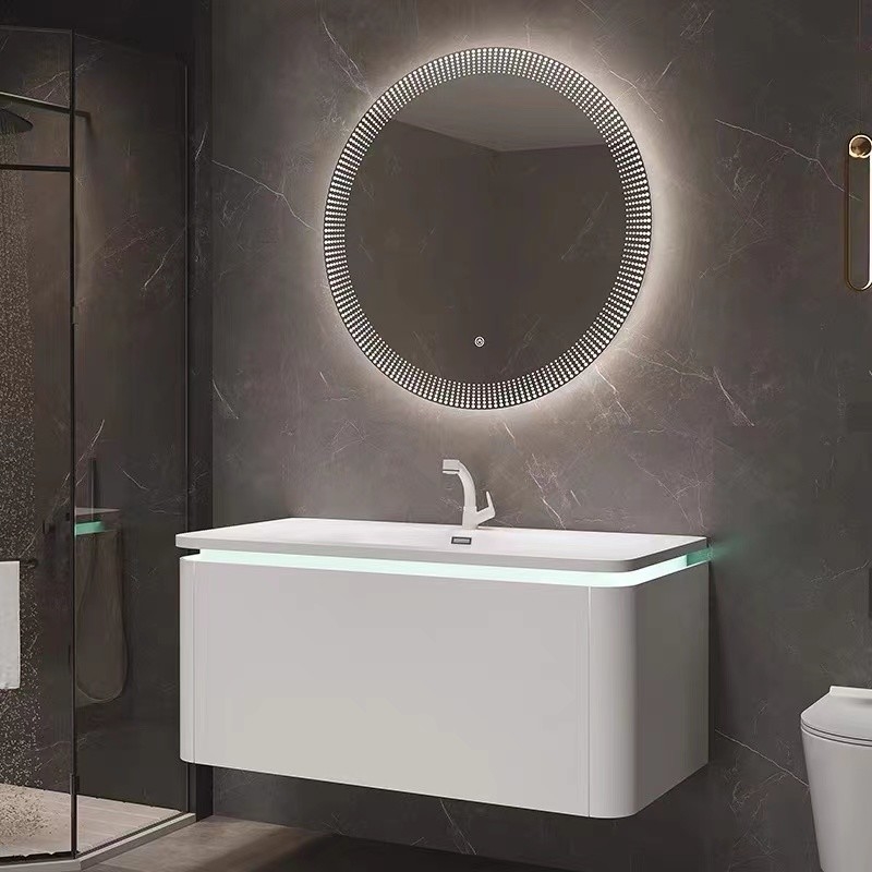 Шкафа зеркала тщеты Bathroom роскошного отеля тип смертной казни через повешение стены раковины современного одиночный