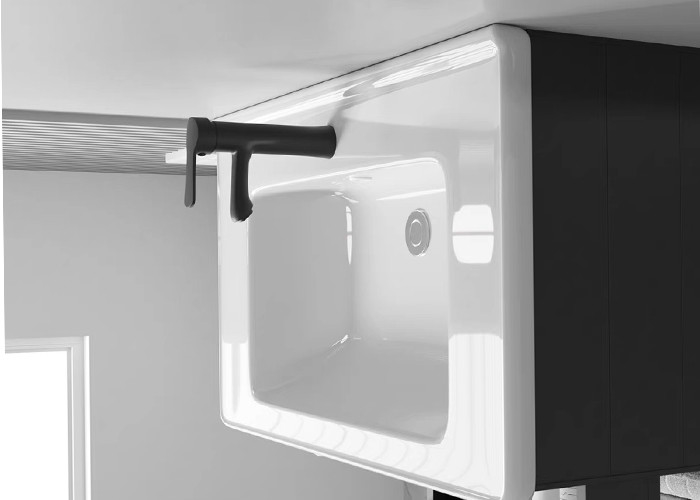 Роскошный плавая набор тщеты Bathroom шкафа зеркала поставщика тщеты Bathroom современной штейновой белой установленный стеной