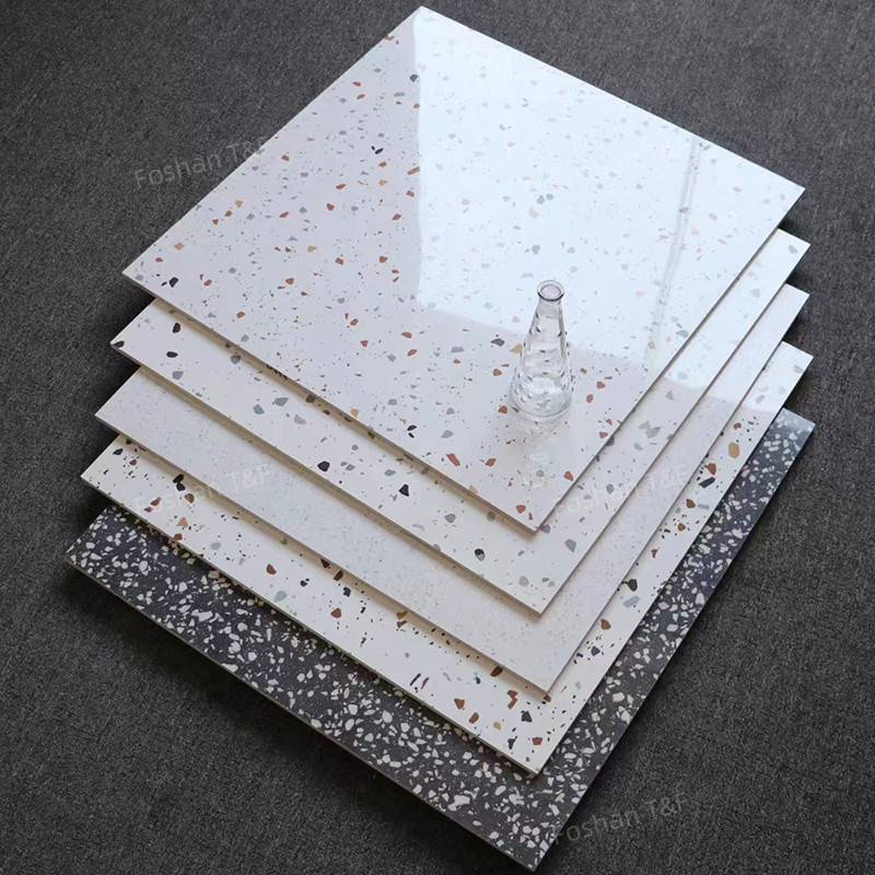 лоск 60x60cm высокий отполировал застекленные плитки Terrazzo для пола стены Bathroom кухни живущей комнаты