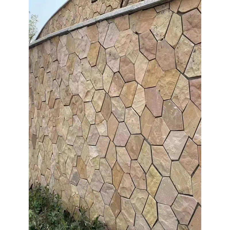 естественным мраморным открытый сад Flagstone камней 3D случайным ржавым зацепленный шифером справляясь плитки стены Pavers